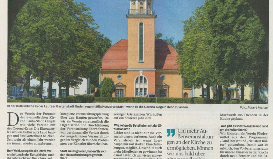 Kulturkirche hofft auf Neustart